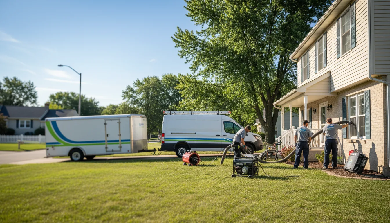 Flooded Basement Restoration And Cleanup With Repair in Hartford, MI near me